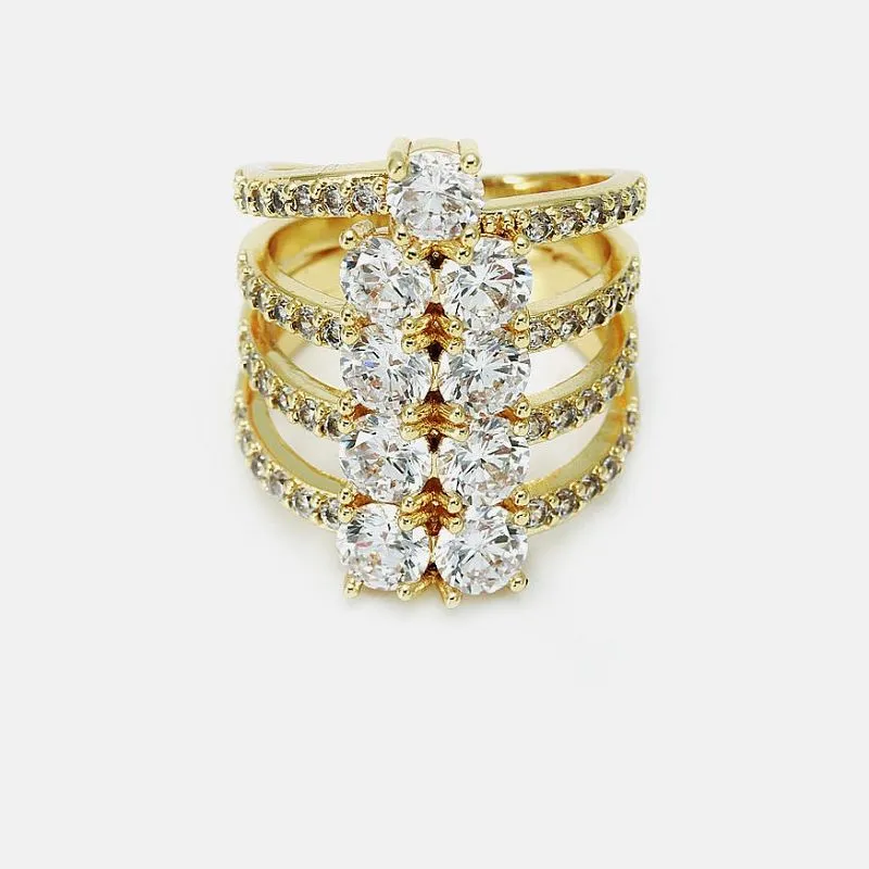 Súprava módnych prsteňov v luxusnom dizajne