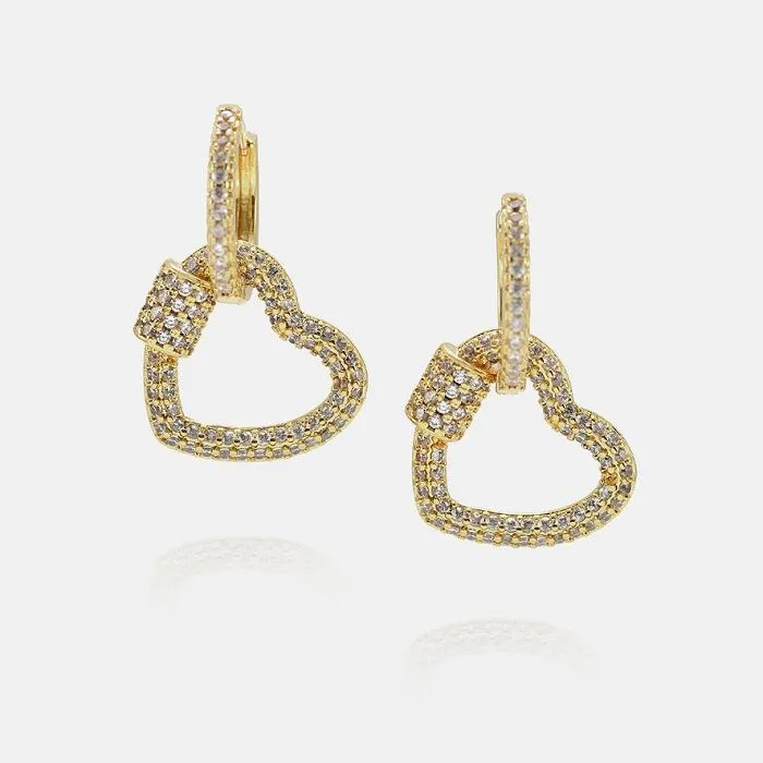 Dámske srdiečkové náušnice v novom dizajne