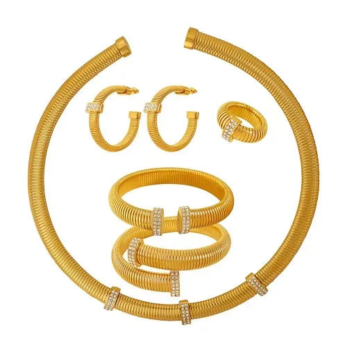 Náušnicový golier súprava šperkov